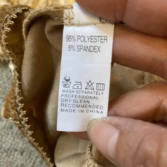 Y2K Feminine Sexy Pajamas Shorts Camisole CroppedTop Gold Velour Bow Romantic XS - Picture 7 of 8